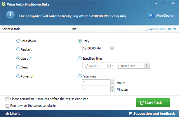 set task