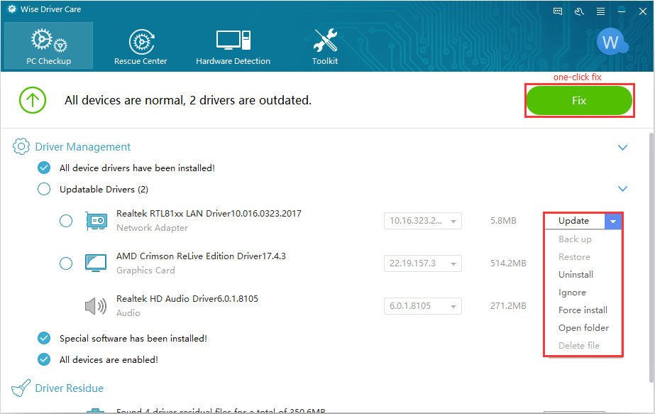 fix driver issue