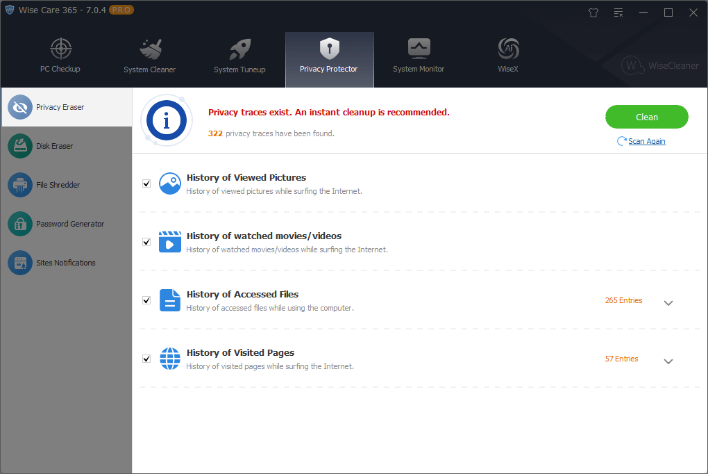 Privacy eraser software top