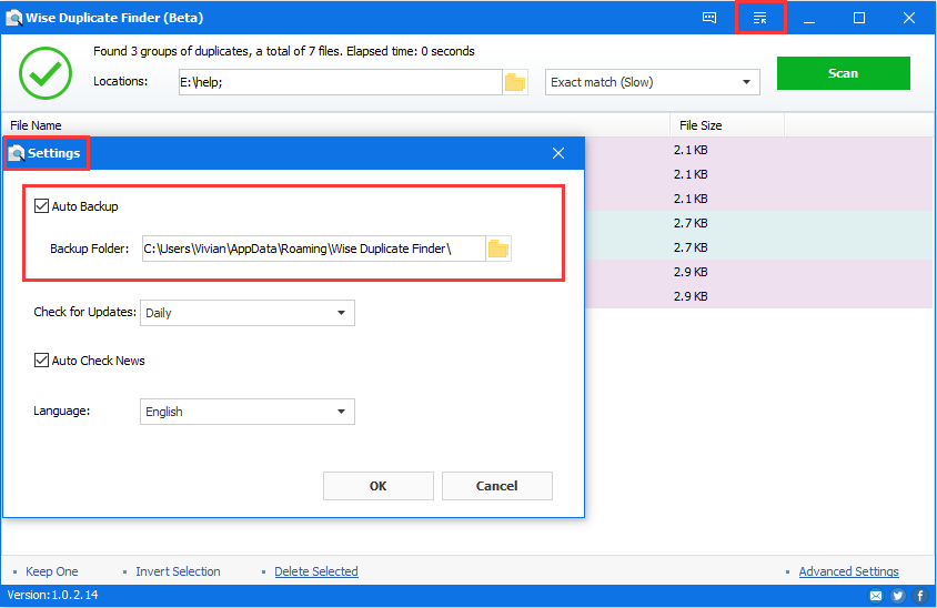 auto backup