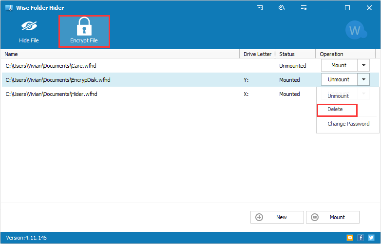 remove encrypted files