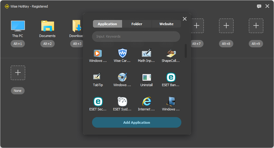 add application