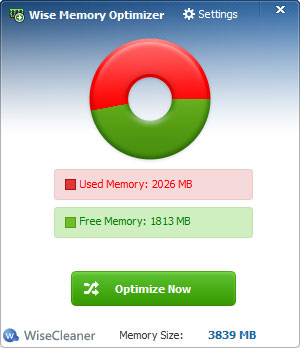 Wise Memory Optimizer screenshot