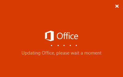 errore del programma per computer di Microsoft Office