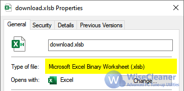 picture of excel xlsb