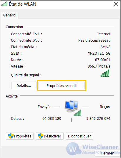 État de WLAN