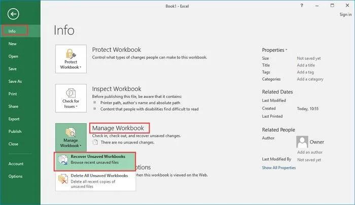 Top 6 Ways to Recover an Unsaved/Deleted/Overwritten Excel File