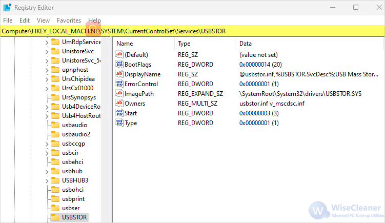 Disabling-Enabling USB Mass Storage Device