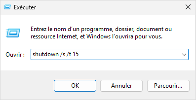 Différences entre Mettre en veille, Mettre en veille prolongée, En veille, Arrêter