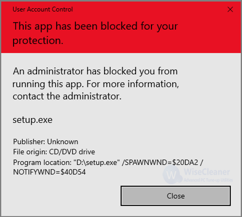 How to Fix This App Has Been Blocked for Your Protection