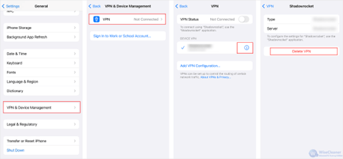 Delete VPN