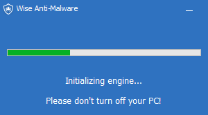 wise anti malware - initializing engine