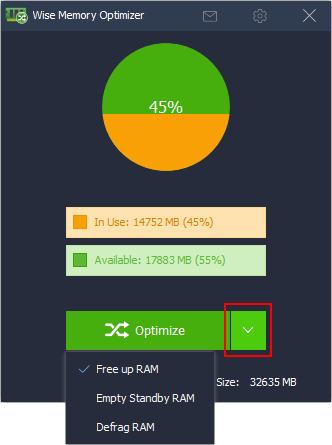 The User Guide of Wise Memory Optimizer --- How to free up more memory for your